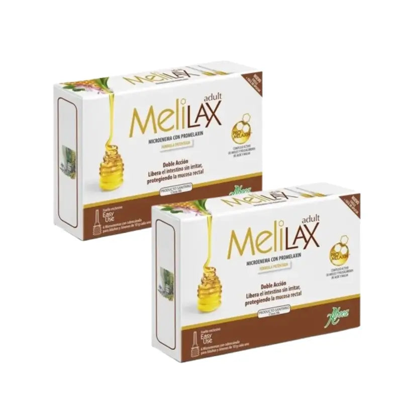 Aboca Melilax Adult, 2x6 Microenemas de 10 grammes