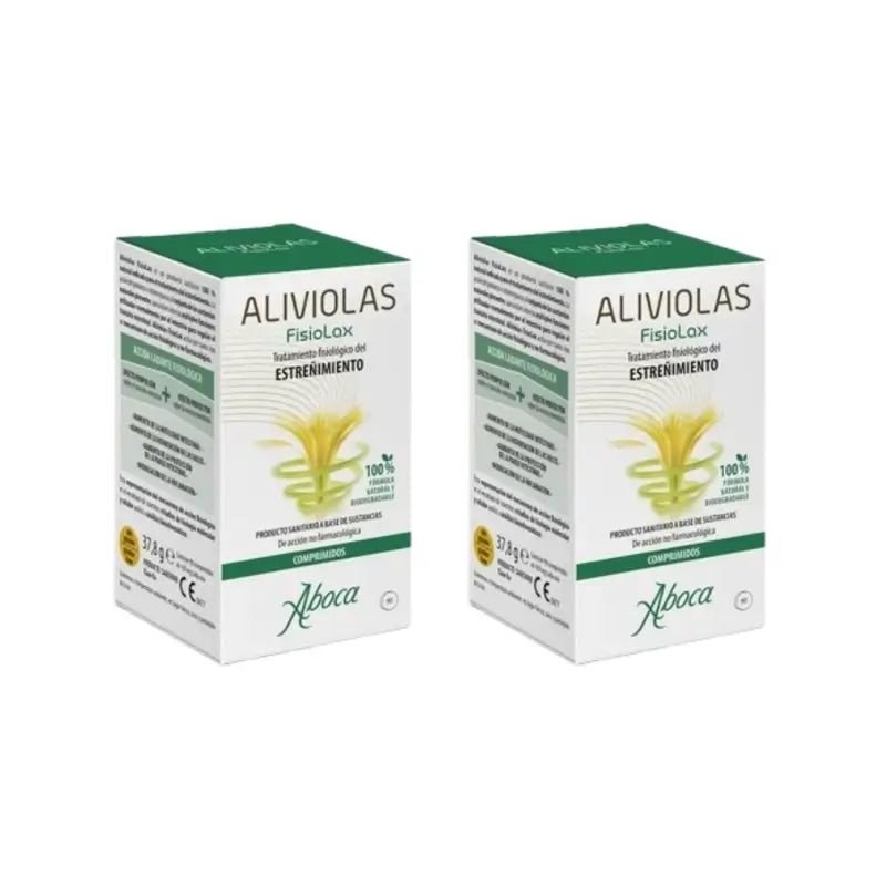 Aboca Aliviolas Fisiolax, 2x90 comprimés