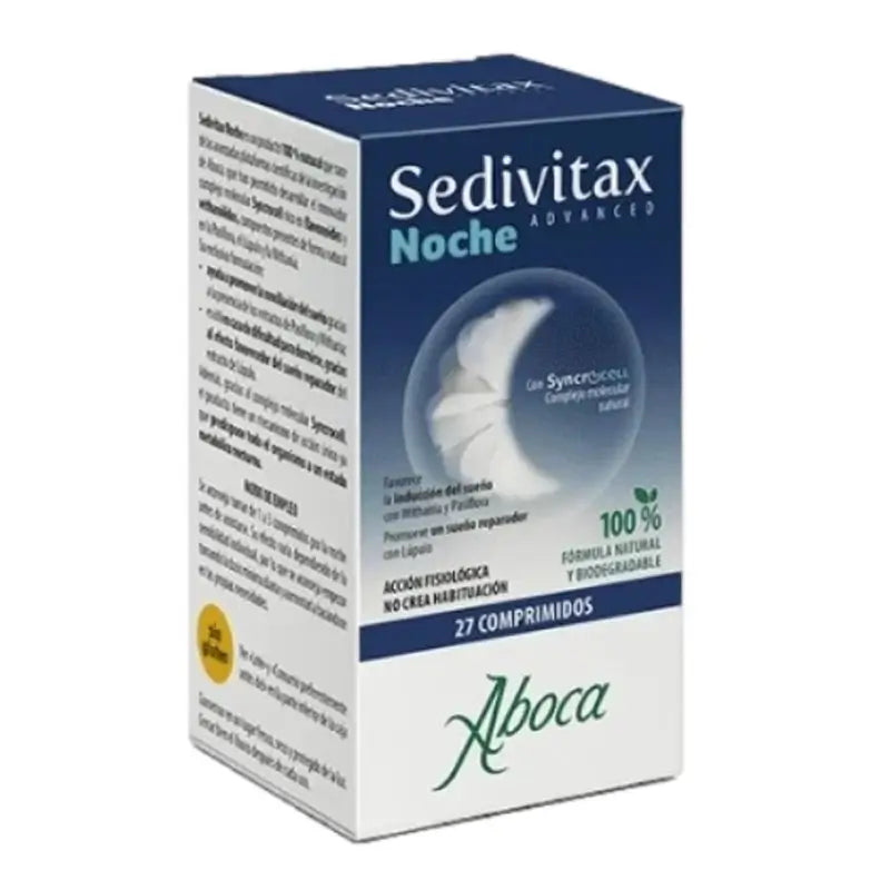 Aboca Sedivitax Night Advanced, 27 Comprimés