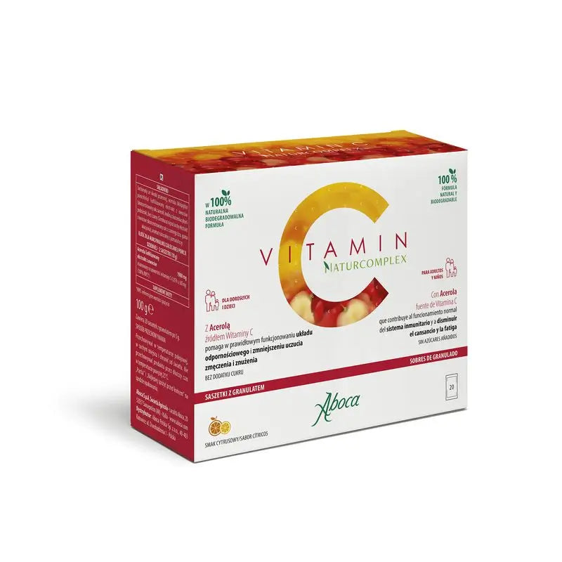 Aboca Vitamine C Naturcomplex Défenses, 20 enveloppes