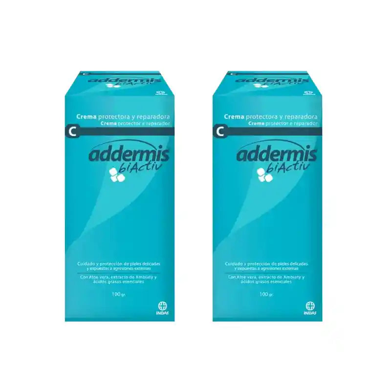 Addermis Biactiv Crème Protectrice et Réparatrice , 2X100 Gr