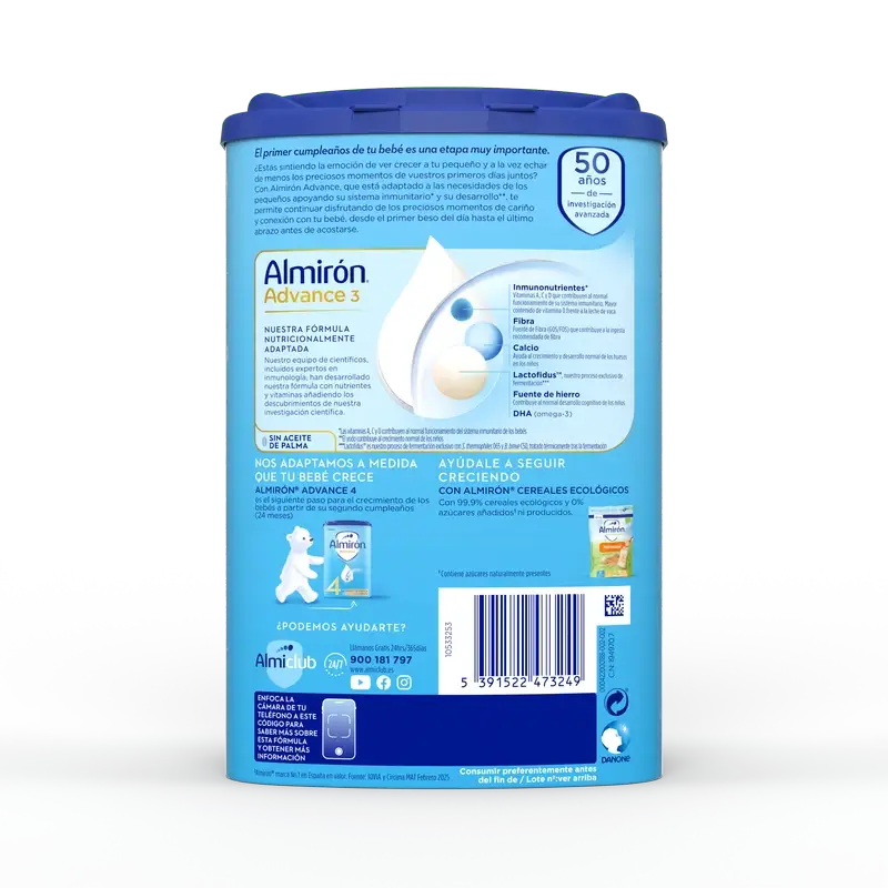 Almirón Advance 3, 2 x 800 grammes