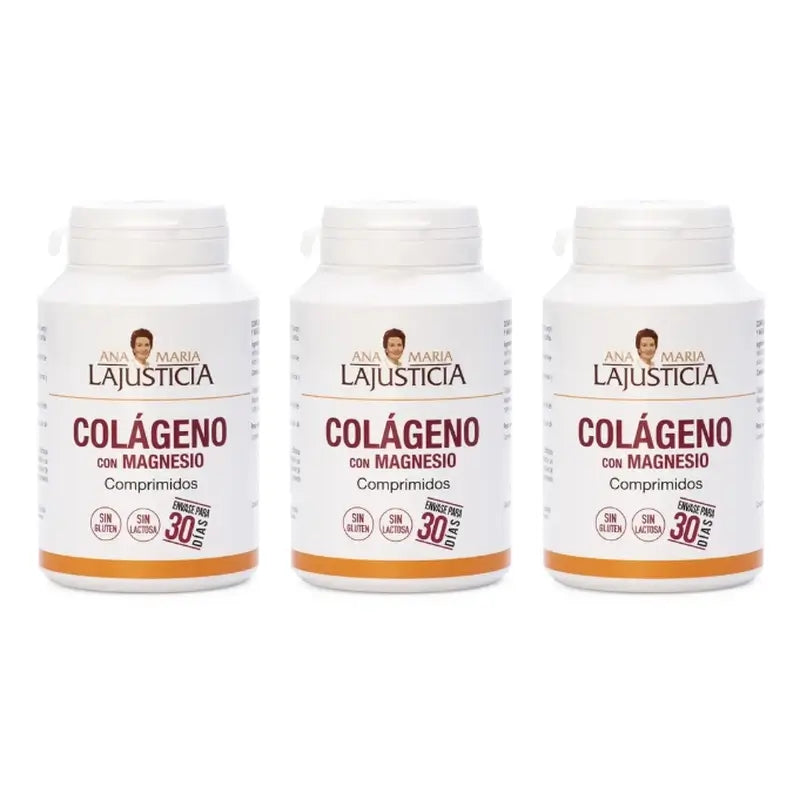 Ana Maria Lajusticia Collagen with Magnesium, 3x180 comprimés
