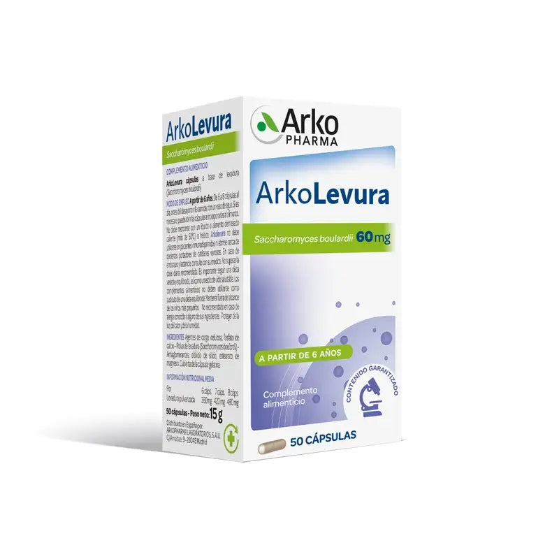 Arkopharma Arkolevura Saccharomyces Boulardii, 50 gélules
