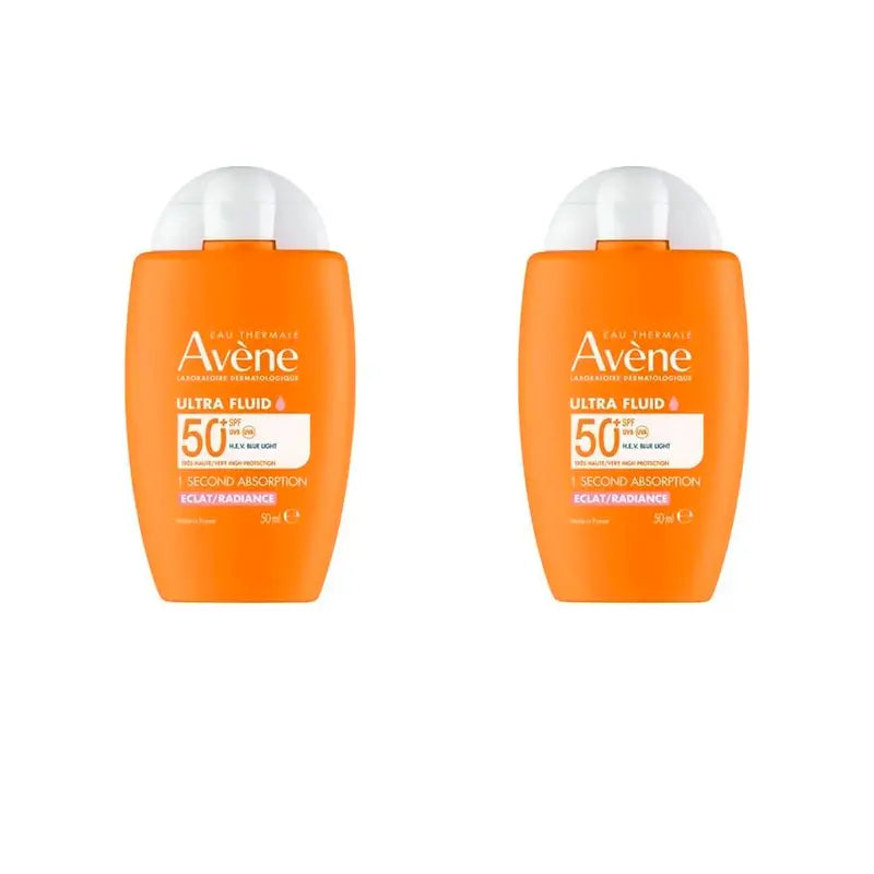 Avène Ultra Fluide Eclat Spf50+, 2X50 Ml