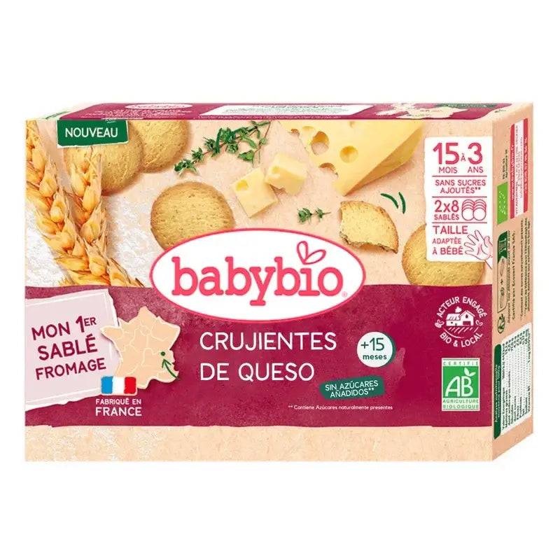 Babybio Cheese Crunchies , 72 grammes