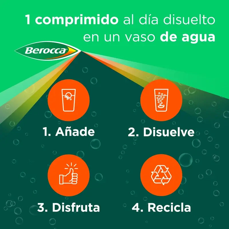 Berocca Performance Orange, 30 comprimés effervescents
