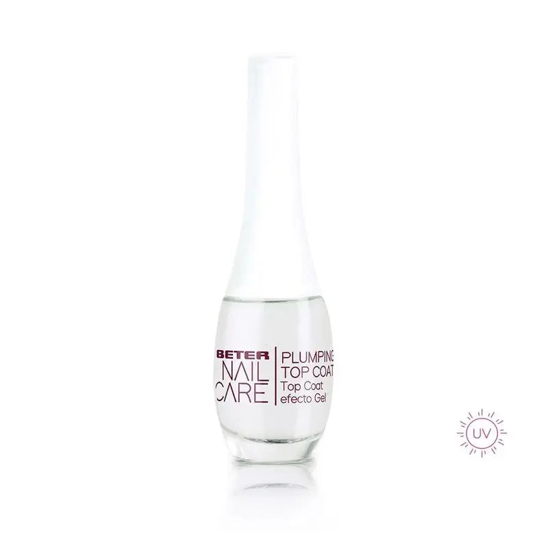 Beter Nail Care Top Coat Efecto Gel - Plumping Top Coat