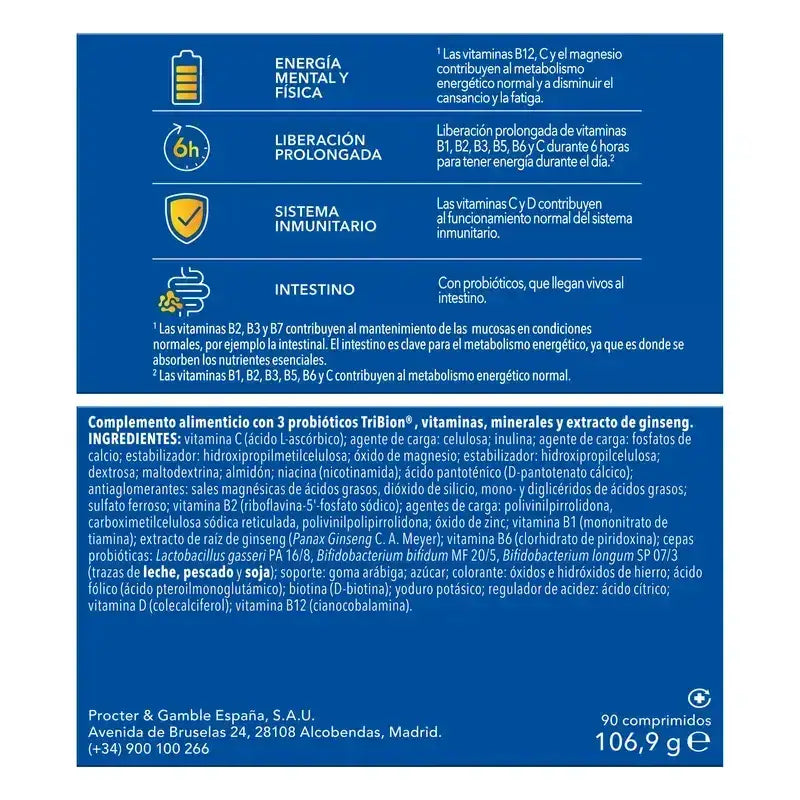 Bion3 Energy Multivitamin, 2X90 Comprimés