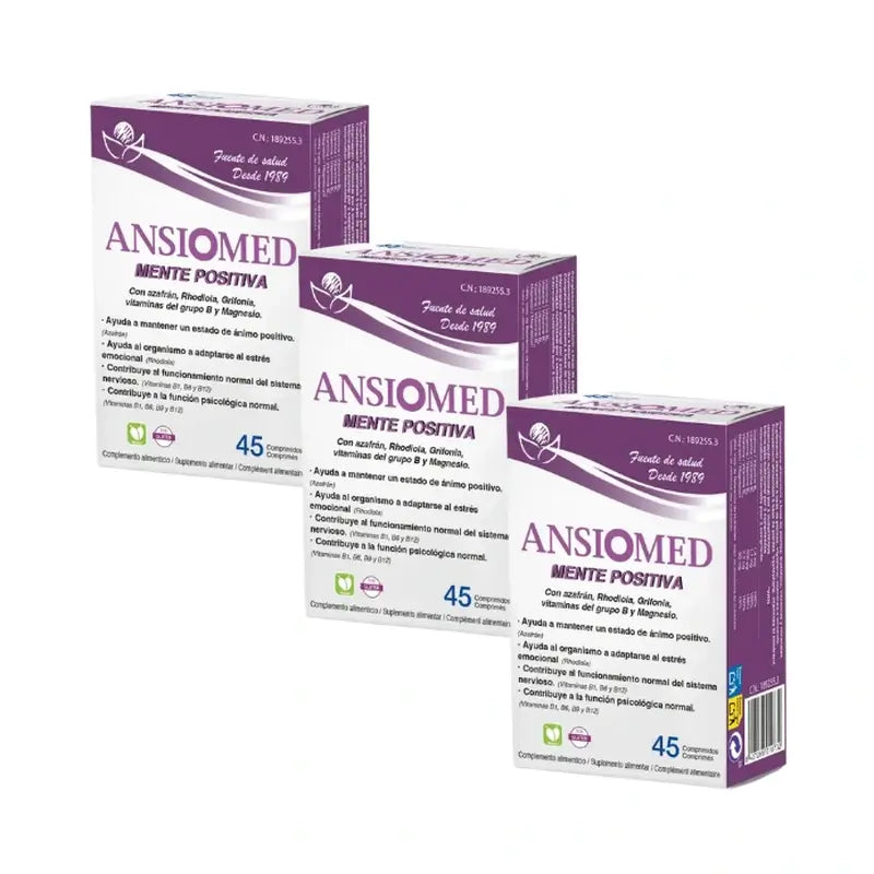 Bioserum Ansiomed Esprit Positif, 3 x 45 comprimés