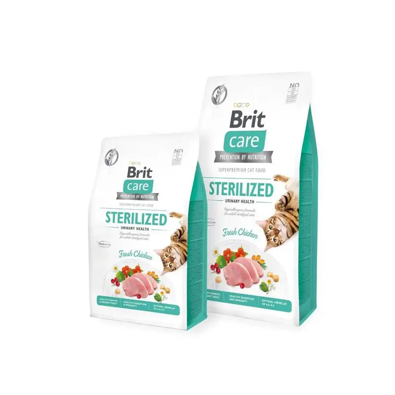 Brit Care Cat Sterilised Urinary Health 2Kg pour chats