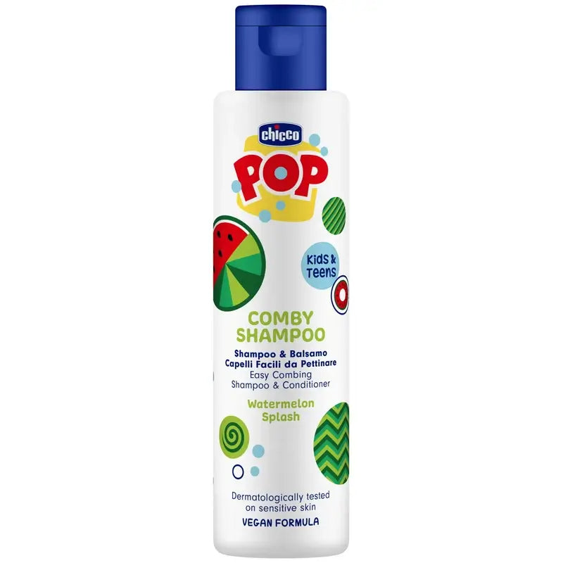 Chicco Pop Shampooing + Conditionneur Pastèque 250Ml