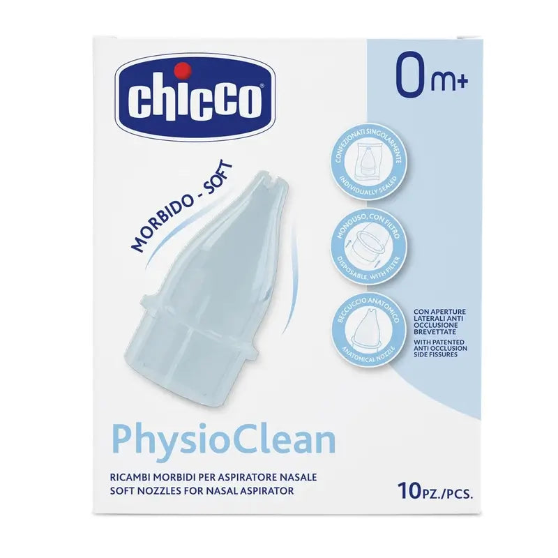 Chicco Physioclean Aspirateur Nasal Recharges 10 unités