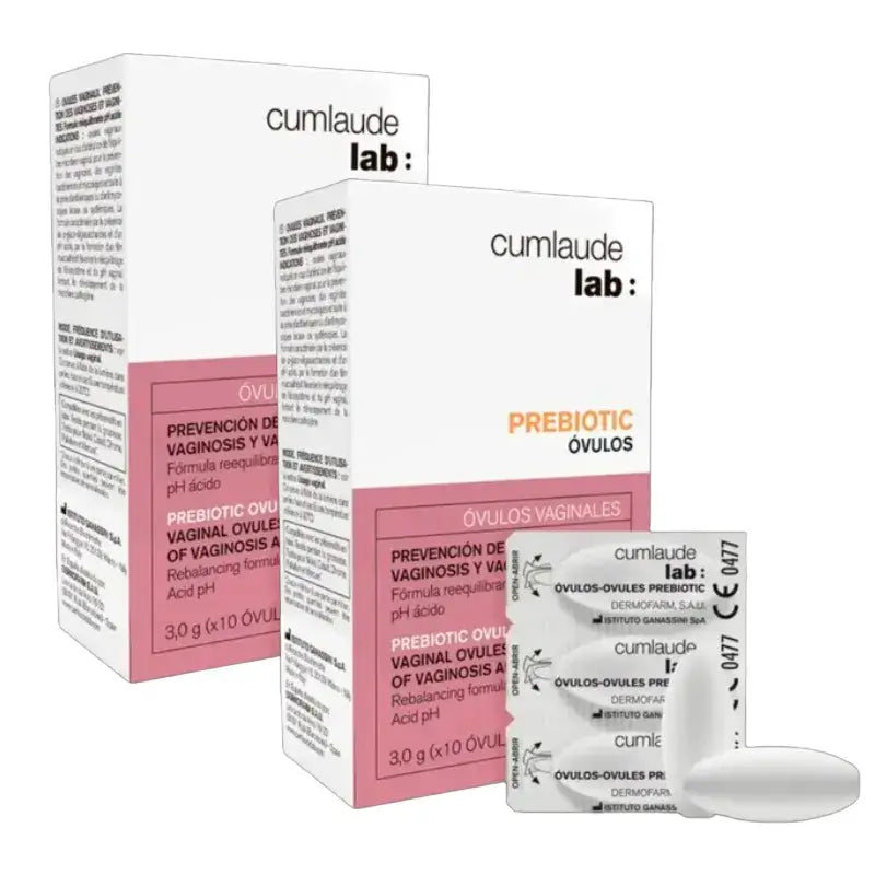 Cumlaude Lab Prebiotic, Pack 2 x 10 Œufs vaginaux