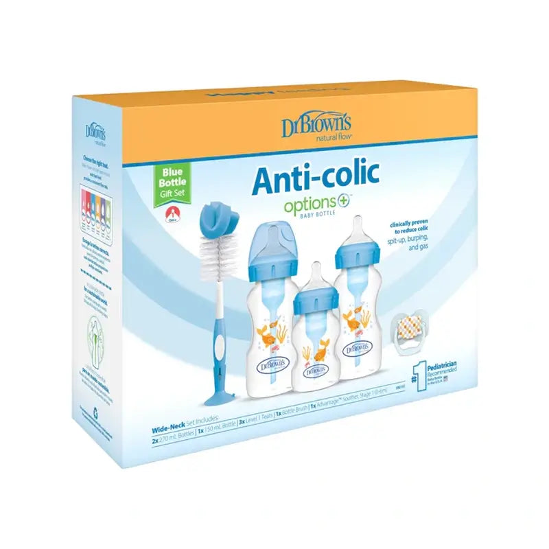 Brown's Blue Wide Mouth Options+ Gift Pack