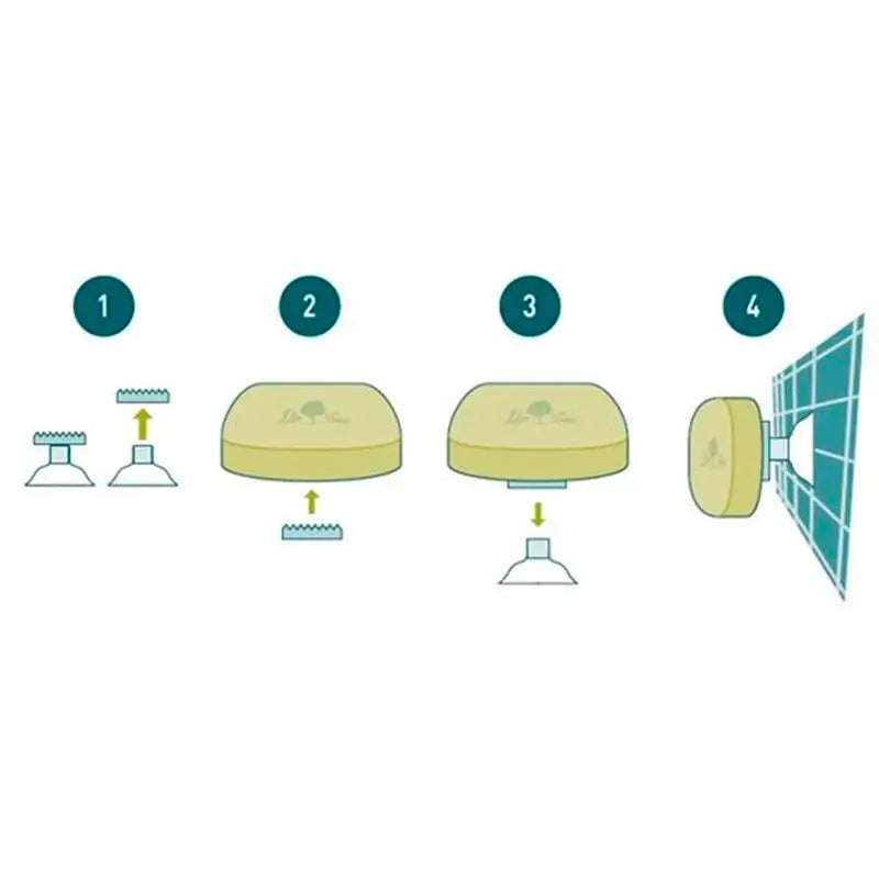 Porte shampoing gel solide Dr.Tree Magnet Solids Holder