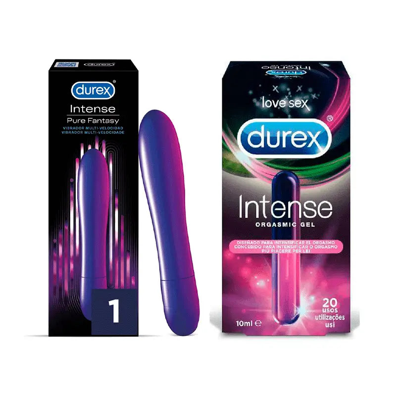Durex Her + Durex Intense Orgasmic Vibrator, gode clitoris pour femmes