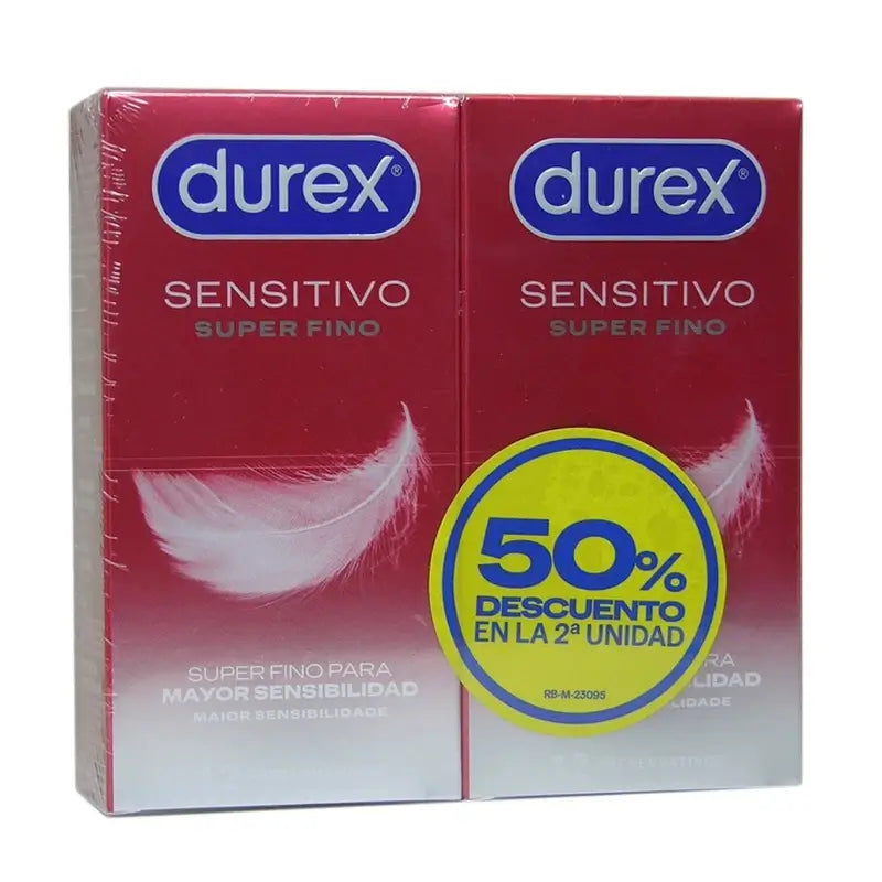 Durex Duplo Total Contact 12 2ème 50%.