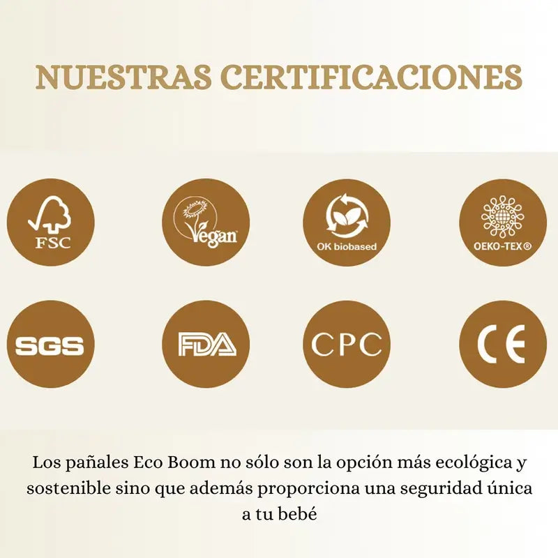 Couche en bambou Eco Boom Pure Xl 5, 28 pcs.