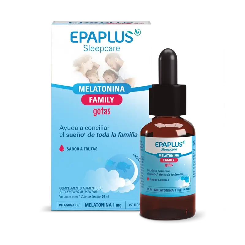Epaplus Sleepcare Gouttes de mélatonine, 30 ml