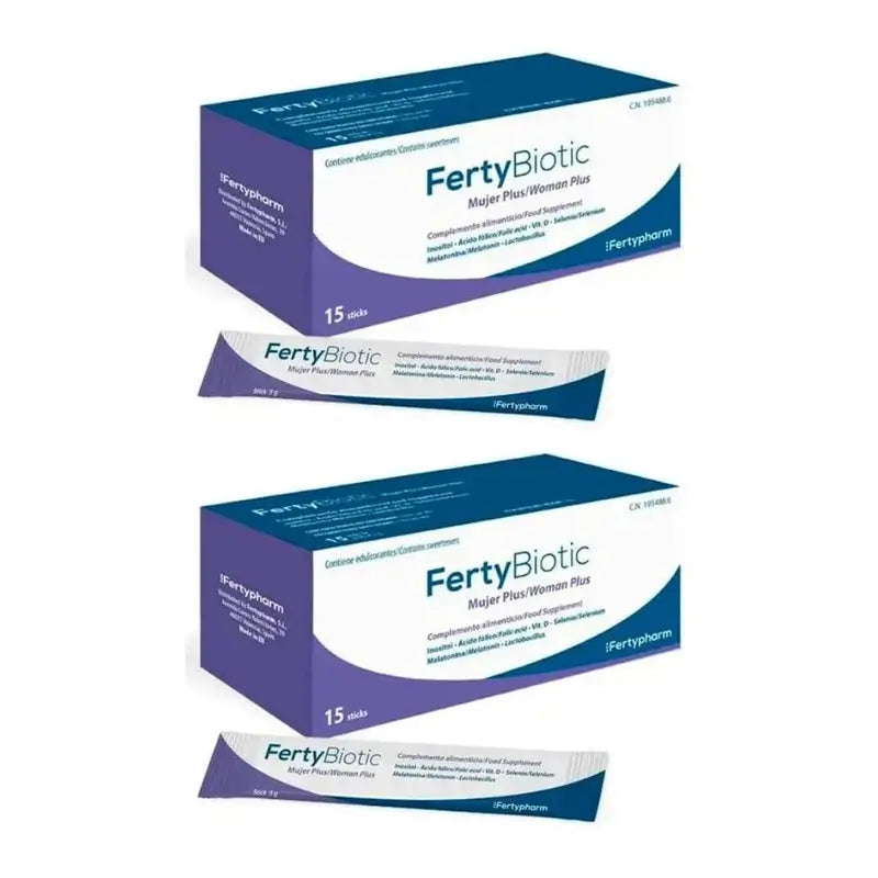 Fertybiotic Women's Plus, 2X15 sticks