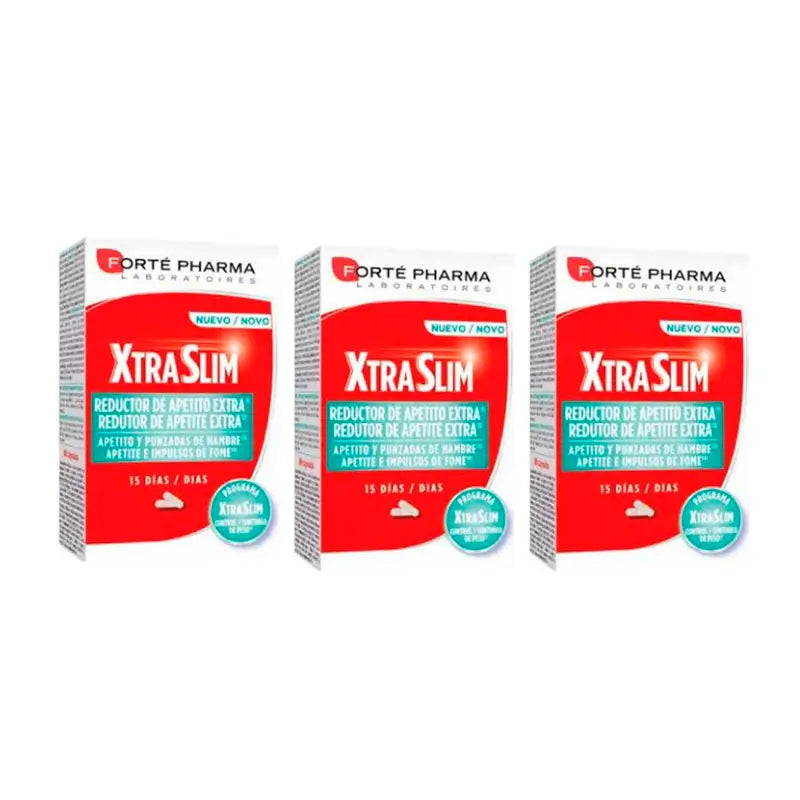 Forté Pharma Triplo Xtraslim Réducteur d'Appétit 3 x 60 gélules