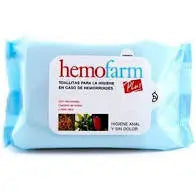 Hemofarm Plus envelope 60 Haemorrhoid Wipes