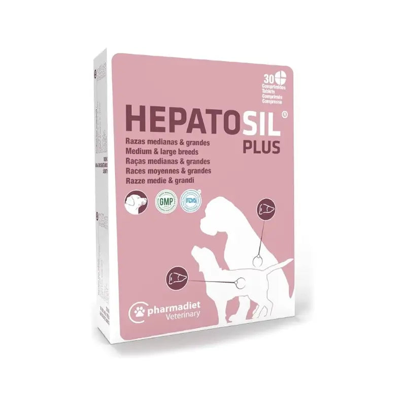 Hepatosil Plus Medium-Large Breed, 30 comprimés