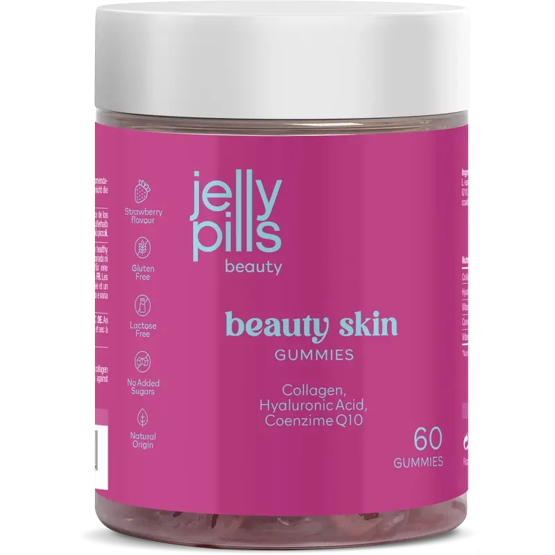 Jelly Pills Beauty Skin Food Supplement in Gummies Format, 60 gummies