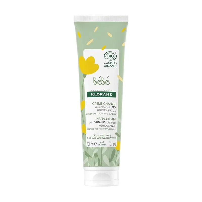 Klorane Crème de change au Calendula certifiée bio - Change - Bébé , 100 ml