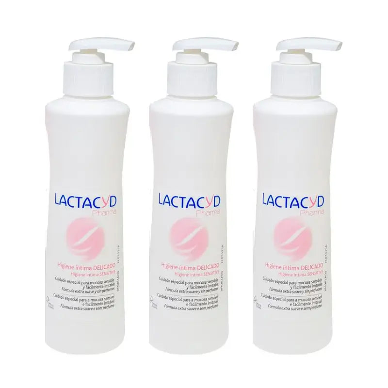 Lactacyd Pharma Triplo Hygiène intime délicate 3 x 250 ml