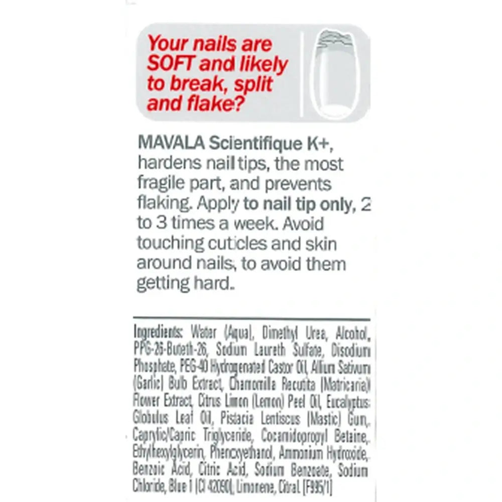 Mavala Scientific K+ Durcisseur d'ongles