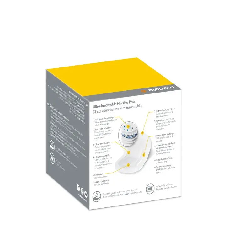 Medela Coussinets absorbants Ultratranspirables 60 pcs