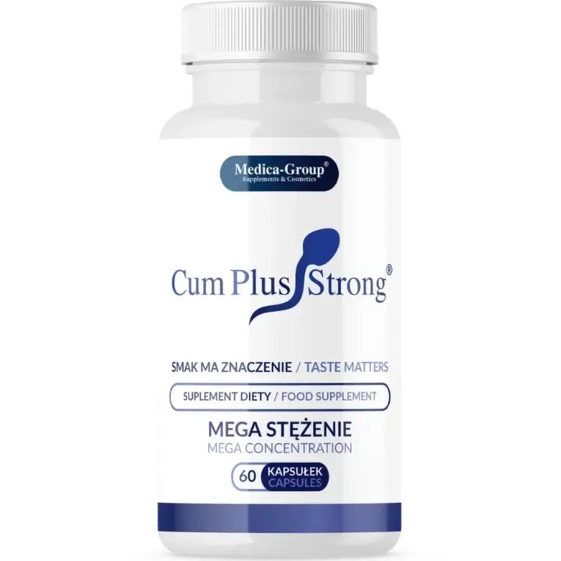 Medica Group Cum Plus Strong : Renforcez votre vitalité et améliorez la qualité de votre sperme naturellement, 60 gélules
