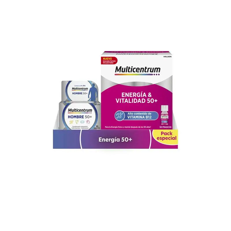 Multicentrum Men's Energy Pack 50+ (en anglais)