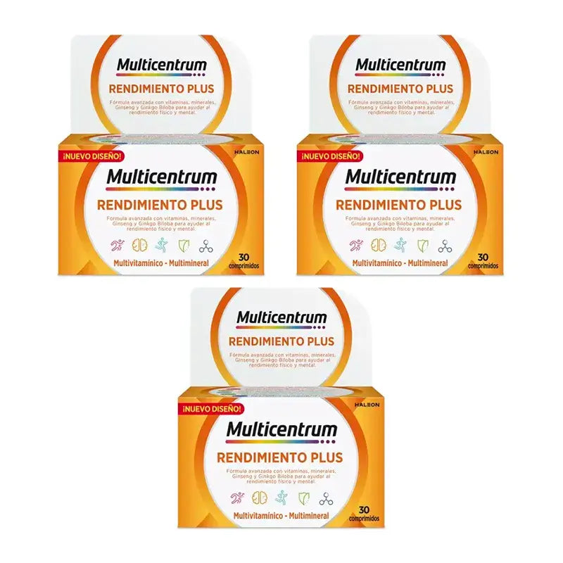 Multicentrum Performance Plus Multivitamin Pack 3 x 30 Comprimés