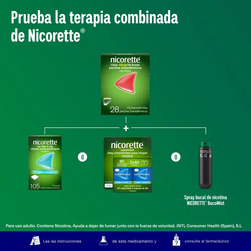 Nicorette® Clear 10mg/16 heures 14 Patches transdermiques