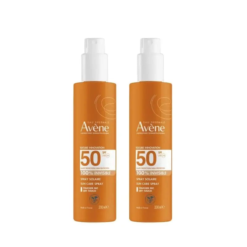 Avène Spray Solaire Peau Sensible SPF 50+ 2x200 ml