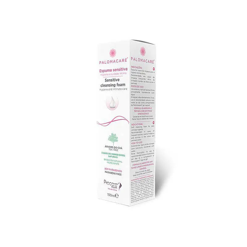 Palomacare Sensitive Foam Vulvovaginal Wash 150 ml