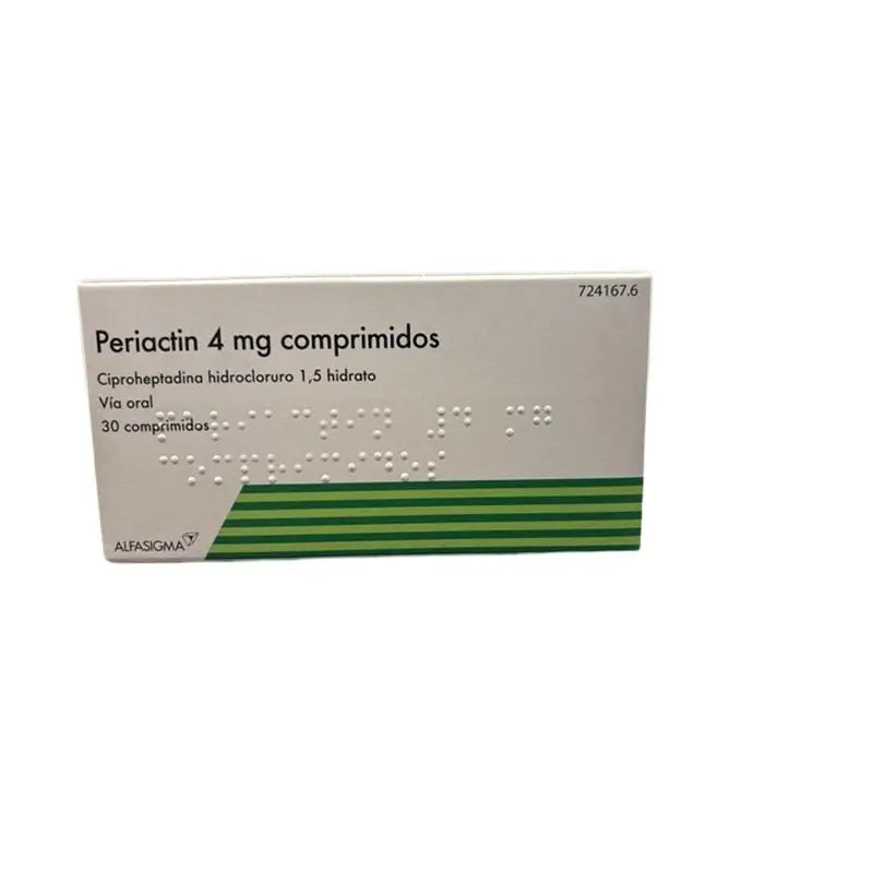 Periactin 4 mg 30 Comprimés