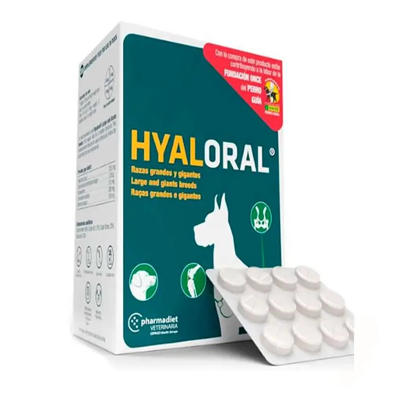 Hyaloral Grands Chiens 120 comprimés