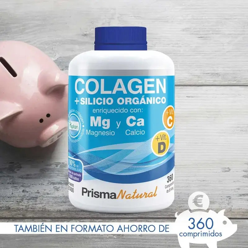 Prisma Natural Marine Collagen Peptan + Organic Silicon, 180 Comprimés