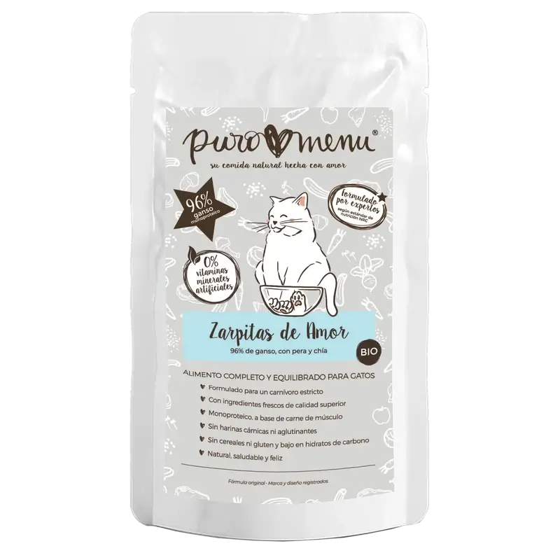Puromenu Menu Zarpitas De Amor Bio (Goose) , 100 g