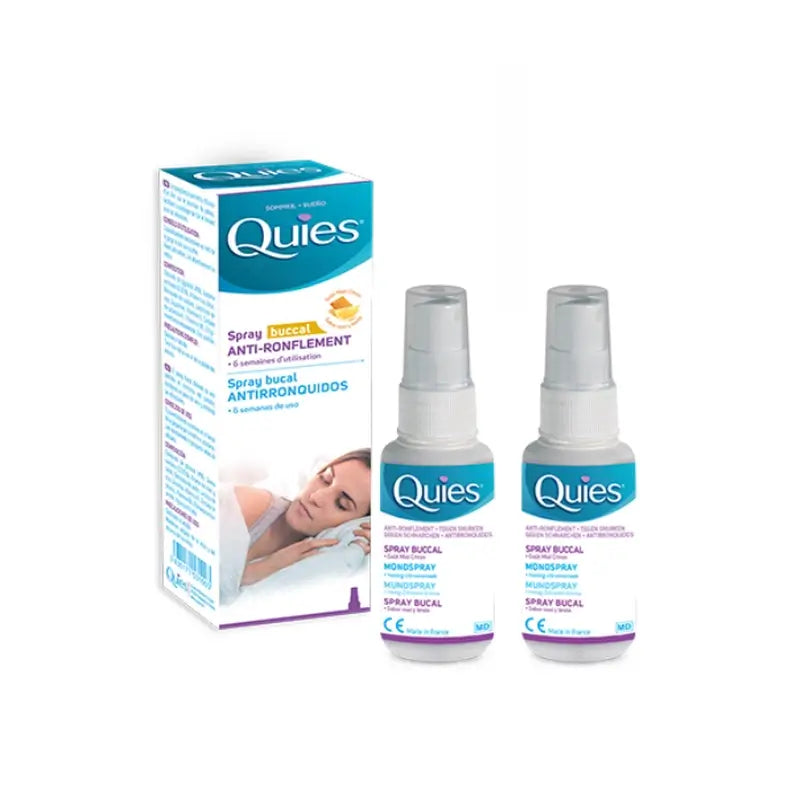 Quies Spray anti-ronflement, 2 x 70 ml