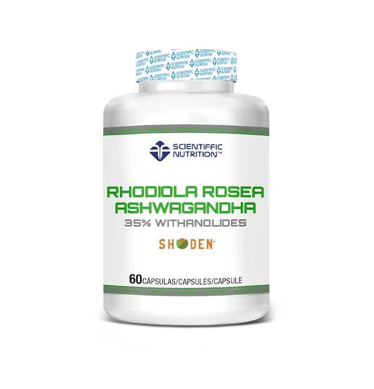 Scientiffic Nutrition Rhodiola Rosea + Ashwaandha, 60 gélules