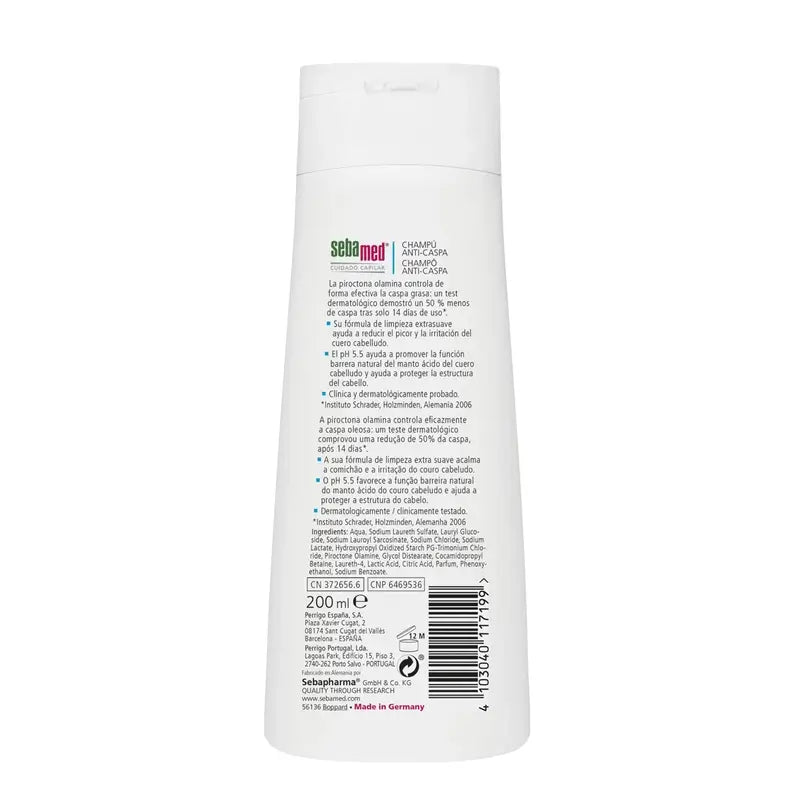 SEBAMED Shampooing antipelliculaire 200 ml