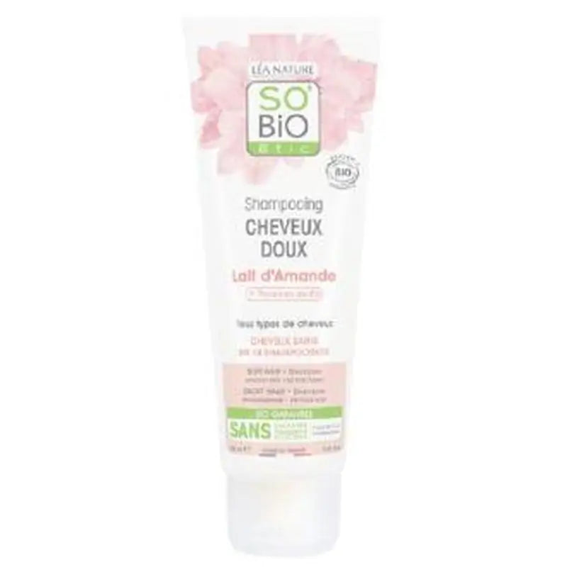 So´Bio Etic Champu Suave Leche Almendras 250Ml.