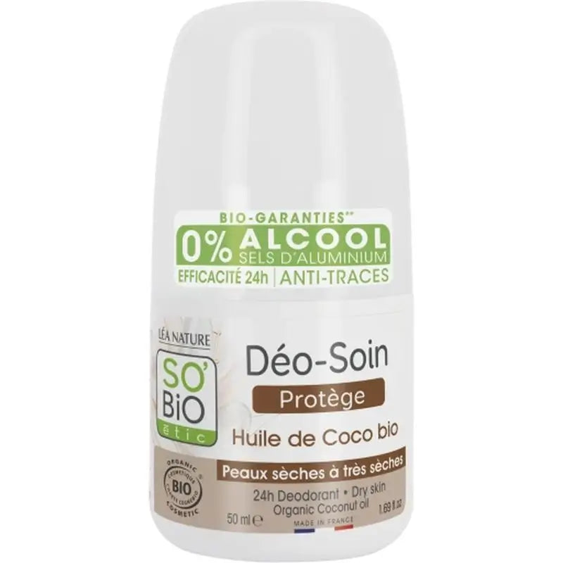 So´Bio Etic Desodorante Protector 24H Coco Roll-On 50Ml.