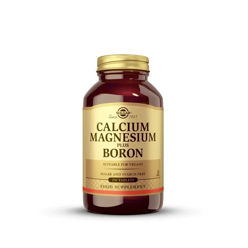 Solgar Calcium/Magnésium avec Bore, 250 Comprimés