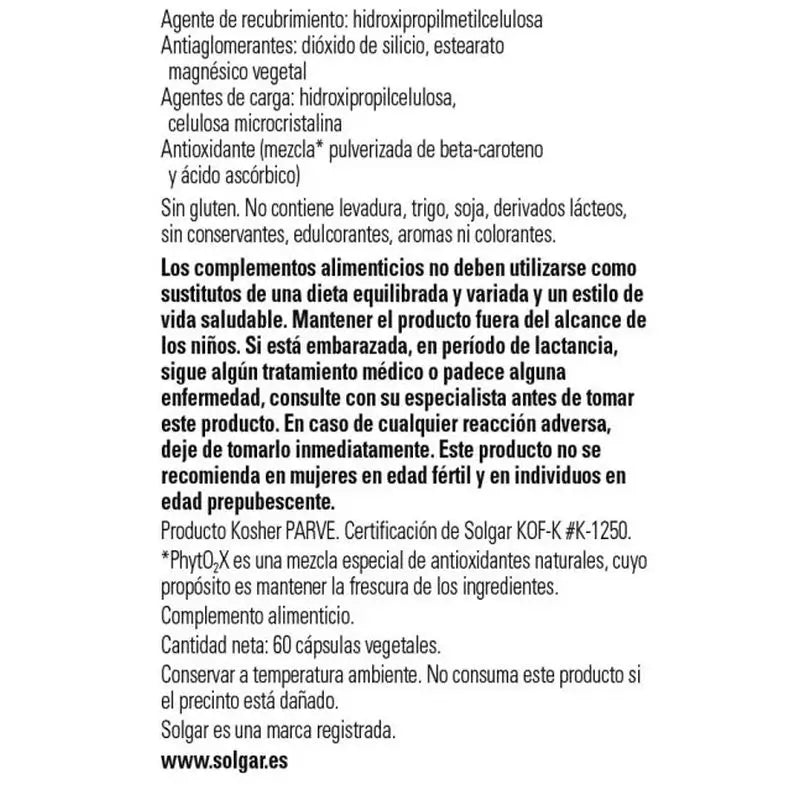 Solgar Sabal, 60 gélules